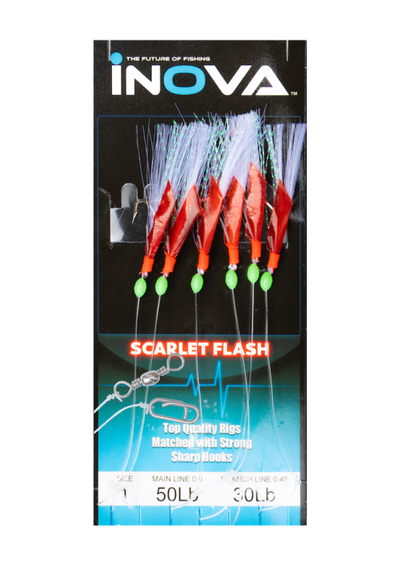 INOVA Scarlet Flash Mackerel Rigs