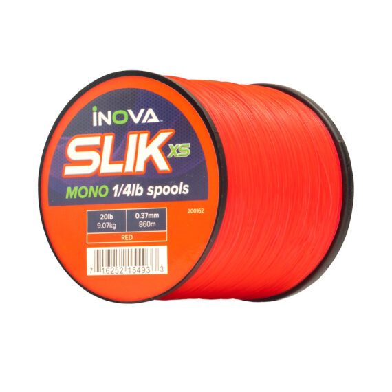 INOVA Slik 1/4lb Monofilament Mainline (Red)