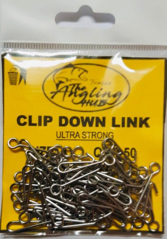 The Angling Hub Casting Clip Down Link (50 Bulk Pack)